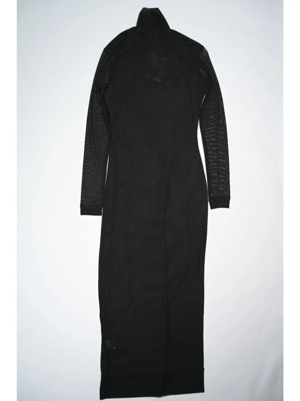 JW Pei Sophia Eye Print Mesh Dress in Black White - Picture 3 of 3